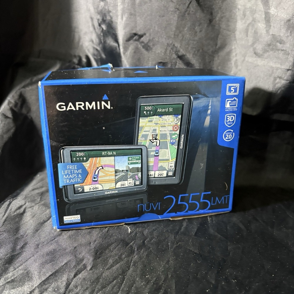 Garmin Nuvi 2555LMT Vehicle Car Auto Navigation Travel GPS NEW Open Box Unused!